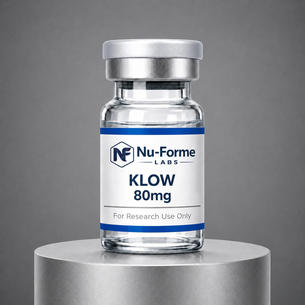 vial of peptide klow 80mg